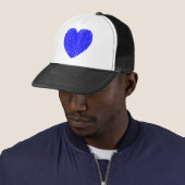 in blau gefangen truckerkappe (Beispiel)