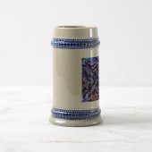in Blauer und Lack Abstrakte Folien Bierglas (Mittel)