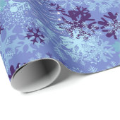 In Bleak im Winter Weihnachten Carol Indigo Geschenkpapier (Rolleneckpunkt)