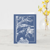 In Bleak, Mitterwinter, Cranham, Weihnachtskarte Karte (Gelbe Blume)