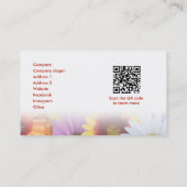 In Bloom Business Card Visitenkarte (Rückseite)