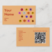 In Bloom Business Card Visitenkarte (Vorne/Hinten)