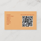 In Bloom Business Card Visitenkarte (Rückseite)