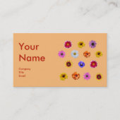 In Bloom Business Card Visitenkarte (Vorderseite)