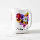 In Bloom - Herz geformt Bouquet Kaffeetasse (VorderseiteRechts)