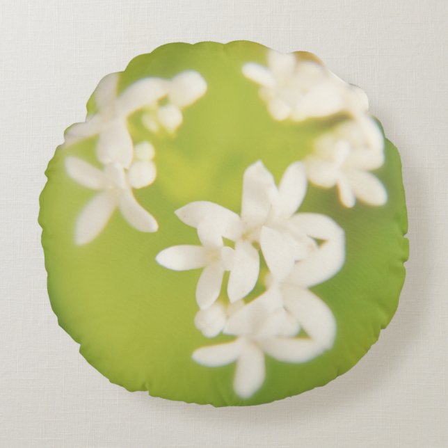 In Bloom II Rundes Kissen (Vorderseite)