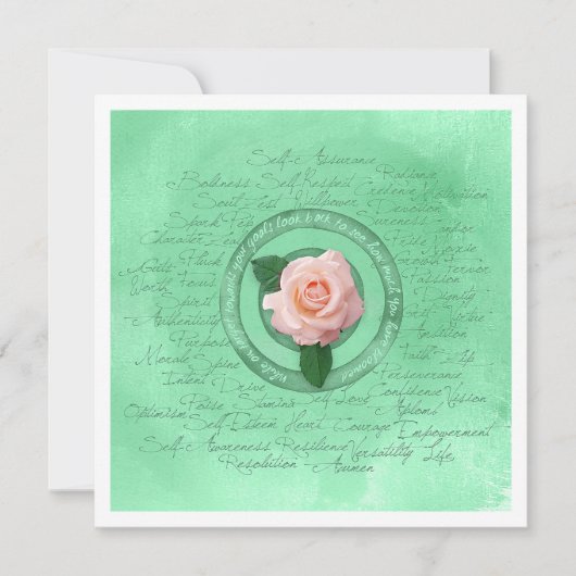 In Bloom Karte (Vorderseite)