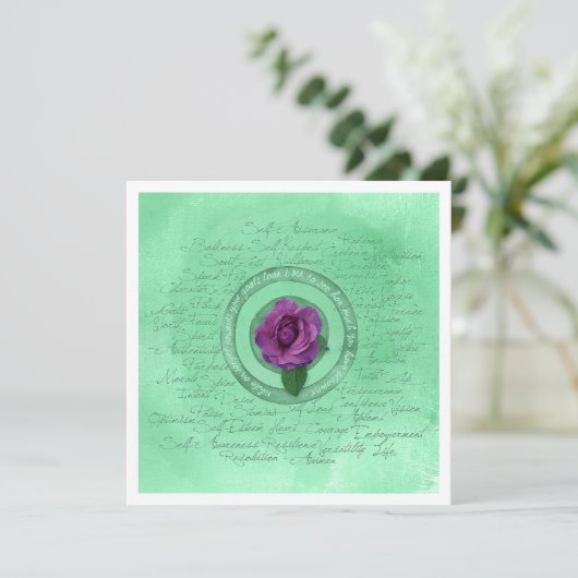 In Bloom Karte (Stehend Vorderseite)