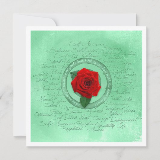 In Bloom Karte (Vorderseite)