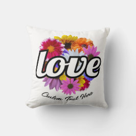 In Bloom - Liebe mit Round Floral Bouquet Kissen
