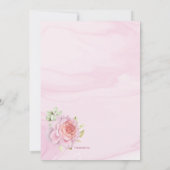 In Bloom Muttertagskarte für Ehefrau Einladung (Rückseite)