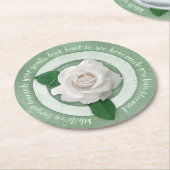 In Bloom Paper Coaster Runder Pappuntersetzer (Angewinkelt)