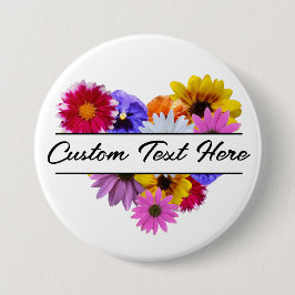 In Bloom - Pulssplit - Blumentopf Button