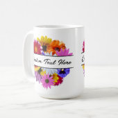In Bloom - Runde gespaltene Blüte Kaffeetasse (Vorderseite Links)