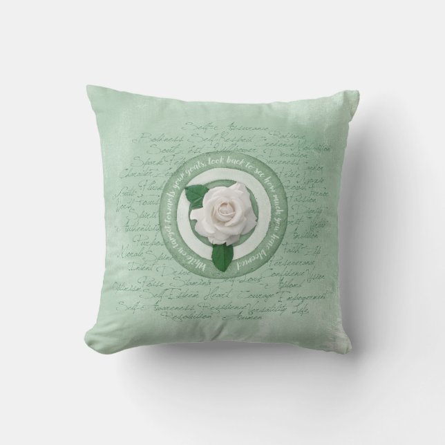 In Bloom Throw Pillow Kissen (Vorderseite)