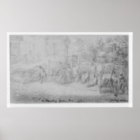 In Bloomsbury Square während der Hitzewelle, 1828
