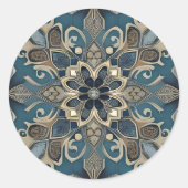 in blue runder aufkleber (Vorderseite)