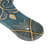 in blue schneidebrett (Ecke)