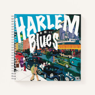 In Blues geschriebene Träume Notizblock