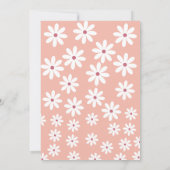 in blühender Pampasgras-Mädchen-Dusche Einladung (Rückseite)