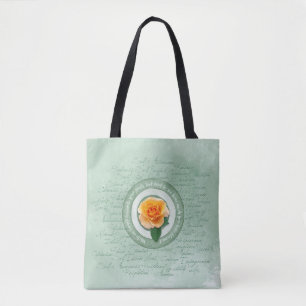 In Blüte Tasche