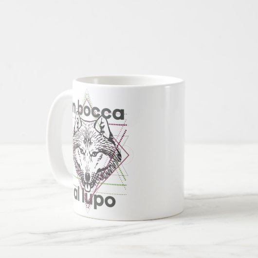 In Bocca al lupo Tasse (Vorderseite Links)