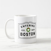In Boston MA Weihnachtskraut Kaffee Tasse (Links)