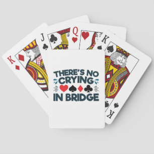 In Bridge Funny Card Game gibt es kein Weinen Spielkarten