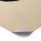 In Brindle Boxer puppy looking up curiously. Poster (Ecke)