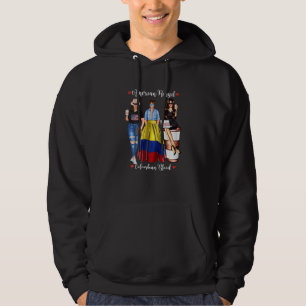 In C Geborene kolumbianische DNA-Blutflagge Hoodie