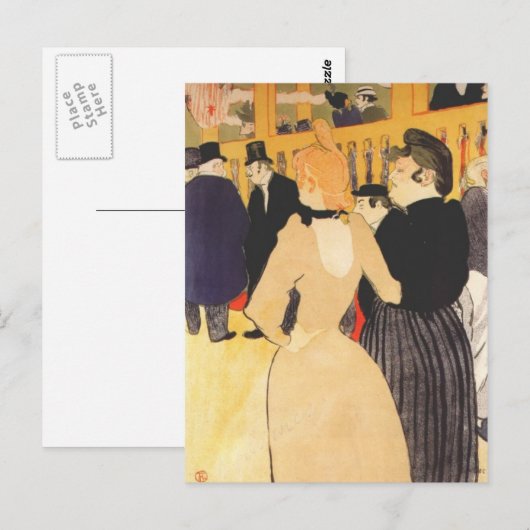 In Cabaret Postkarte (Vorne/Hinten)