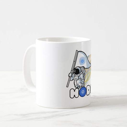 in Cardano hodl astronaut crypto Kaffeetasse (Vorderseite Links)