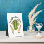 In Celery We Trust - Celery Juice Lover Funny Cele Fotoplatte (Seite)