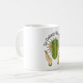 In Celery We Trust - Celery Juice Lover Funny Cele Kaffeetasse (Vorderseite Links)
