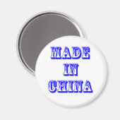 in China Magnet (Vorderseite/Rückseite)