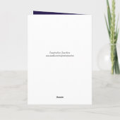 In Christ allein Gold Cross Osterkarte (Rückseite)