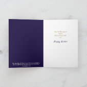 In Christ allein Gold Cross Osterkarte (Innenseite)