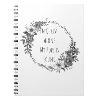 In Christ Alone Notizbuch Notizblock