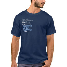 In Christ Pronomen MIT SKRIPTURES WIEDER T - Shirt