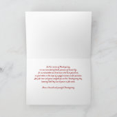 In Christlicher Erinnerung bei Erntedank Warm Karte (Innenseite)