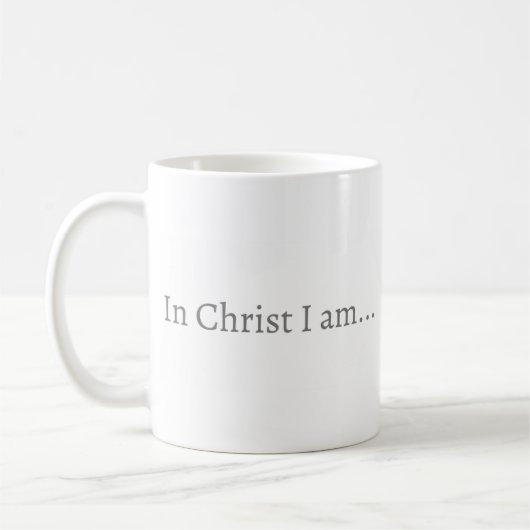 In Christus bin ich Kaffeetasse (Links)