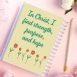 In Christus finde ich Stärke Christlich Planer<br><div class="desc">Hübscher Christlicher Planer mit Angebot. Planen Sie Ihre Tage mit Absicht und Gebet mit unserem Christlichen Planer - inspirierende Zitate,  Schriftsätze und Raum für spirituelles Wachstum. Gehen Sie mit Gott Daily. Bestelle noch heute!</div>