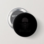 In Christus verwurzelt christliche Kinder Männer G Button (Vorne & Hinten)