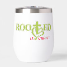 In Christus verwurzeltes christliches Tumbler-Gesc