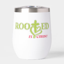 In Christus verwurzeltes christliches Tumbler-Gesc