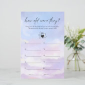 In Cloud 9 wie alt waren sie Brautparty Game (Stehend Vorderseite)