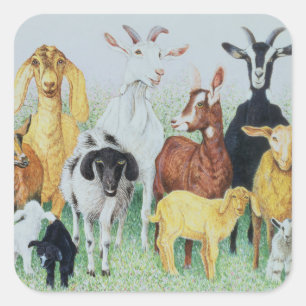 In Cloud Quadratischer Aufkleber