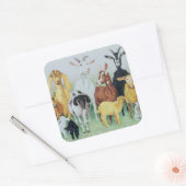 In Cloud Quadratischer Aufkleber (Umschlag)