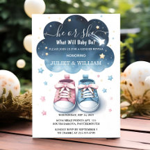 In Cloud Twinkle Twinkle Little Star Gender Reveal