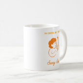 "In Coffee We Trust" - ein Minimalistisches Kaffeetasse (VorderseiteRechts)